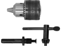 Uchwyt wiertarski z kluczem i adapterem SDS plus, widok z boku YATO YT-820302