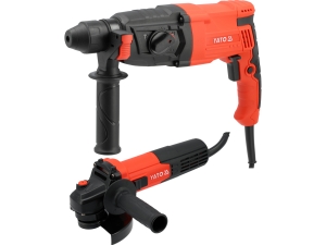 Zestaw młotowiertarka szlifierka YATO SDS+ 3.2j 750W walizka YT-821200
