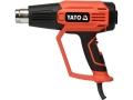 Opalarka elektryczna pomarańczowo-czarna widok z boku YATO YT-82295