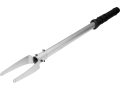 Tyczka przedłużka do zacieraczki aluminiowa z rączką z tworzywa, widok z ukosa YATO YT-82332