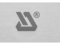 Szare logo na białej koszulce polo zbliżenie YATO YT-78610