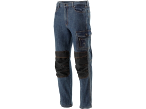 Spodnie robocze YATO mara stretch jeans monterskie niebieskie rozmiar XXL YT-79084