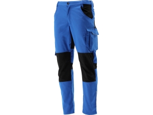 Spodnie robocze 4 way stretch YATO serwal niebieskie rozmiar L YT-79142