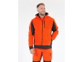 Polar z kapturem na modelu, widok z przodu, zamek i kieszeń na piersi YATO YT-79186