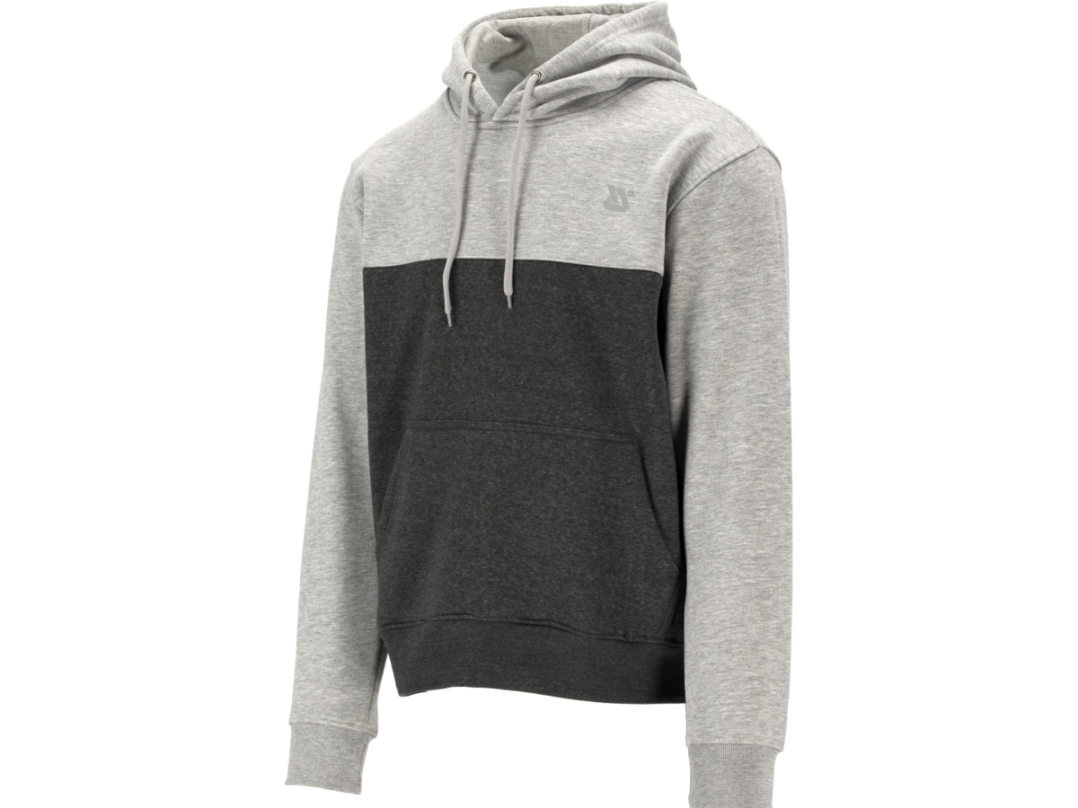 Bluza z kapturem szaro-grafitowa, widok z boku YATO YT-79214