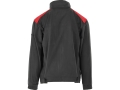 Bluza robocza czarna z czerwonymi naramiennikami, widok z tyłu YATO YT-79233