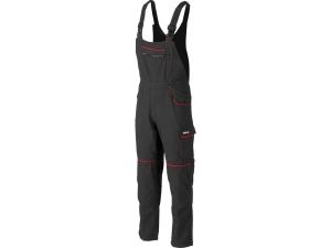 Spodnie robocze ogrodniczki YATO comfy bawełna czarne męskie XL YT-79254
