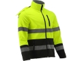 Kurtka softshell ostrzegawcza żółta z taśmami odblaskowymi z boku YATO YT-79397