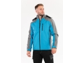 Kurtka softshell niebieska z kapturem, na mężczyźnie YATO YT-79565