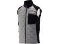Kamizelka robocza ocieplana szara z czarnymi wstawkami, widok z przodu i z boku YATO YT-79661