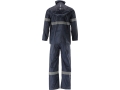 Zestaw przeciwdeszczowy granatowy z odblaskami, widok z tyłu YATO YT-79726