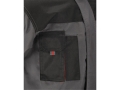 Czarna kieszeń boczna bluzy roboczej z czerwonym akcentem, zbliżenie YATO YT-80284