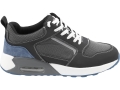 Półbuty robocze sneaker z boku czarny szary niebieski z białą podeszwą YATO YT-80532