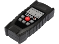 Tester kabli sieciowych czarna obudowa widok pod kątem z przyciskami YATO YT-73137