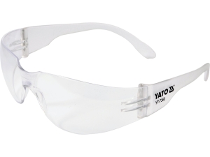 Okulary ochronne YATO bezbarwne przeciwodpryskowe z gumką YT-7360