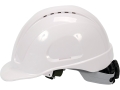 Kask ochronny biały widok z boku z regulacją obwodu YATO YT-73972