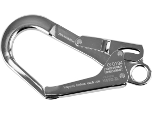 Karabińczyk zatrzaśnik YATO stalowy hakowy 25 kn 52mm YT-74230