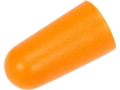 Pomarańczowa zatyczka do uszu z pianki pod kątem, zbliżenie YATO YT-74520