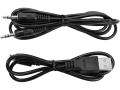 Kable audio jack 3,5 mm i kabel USB do ładowania nauszników YATO YT-74626