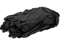 Zwinięte czarne rękawice nitrylowe jednorazowe, zapas w opakowaniu YATO YT-74744