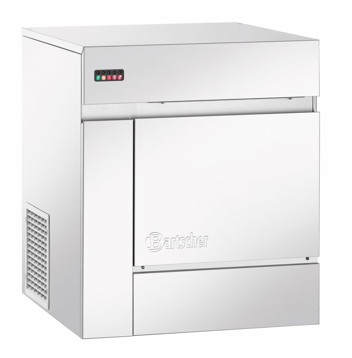 104409 Profesjonalna łuskarka do lodu chłodzona powietrzem 90 kg / dobę