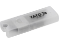 Plastikowe pudełko na ostrza z logo YATO model YT-75311