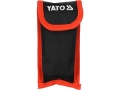 Czarny nylonowy futerał z czerwoną obszywką do multitoola YATO YT-76041