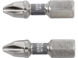 Bity 1/4"x25mm ph2 2 szt. ni YATO YT-78001