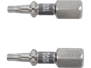 Bity końcówki TORX YATO T10x25mm 1/4 cala niklowane stal s2 2 szt. YT-78011