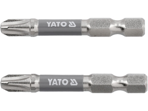 Bity do wkrętarki YATO phillips ph3 50mm niklowane s2 zestaw 2 szt. YT-78022