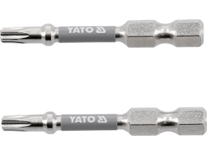 Bity TORX do wkrętarki YATO T20 niklowane 50mm 1/4 cala zestaw 2 szt. YT-78033