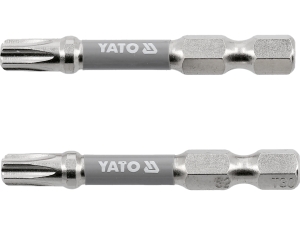 Bity TORX do wkrętarki YATO T30 niklowane 50mm 1/4 cala zestaw 2 szt. YT-78035