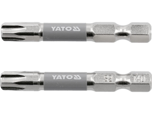 Bity do wkrętarki YATO TORX T40 50mm niklowane s2 zestaw 2 szt.uk YT-78036