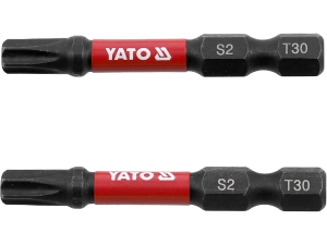 Bity udarowe TORX YATO T30 1/4 cala 50mm 2 szt. końcówki do wkrętarki YT-78056
