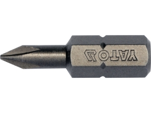 Bity do wkrętarki YATO zestaw 10 szt. philips ph0 25mm 1/4 cala s2 YT-78130