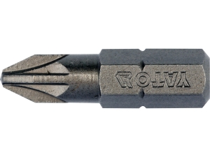 Bity do wkrętarki YATO zestaw 10 szt. pozidriv pz2 25mm 1/4 cala s2 YT-78135