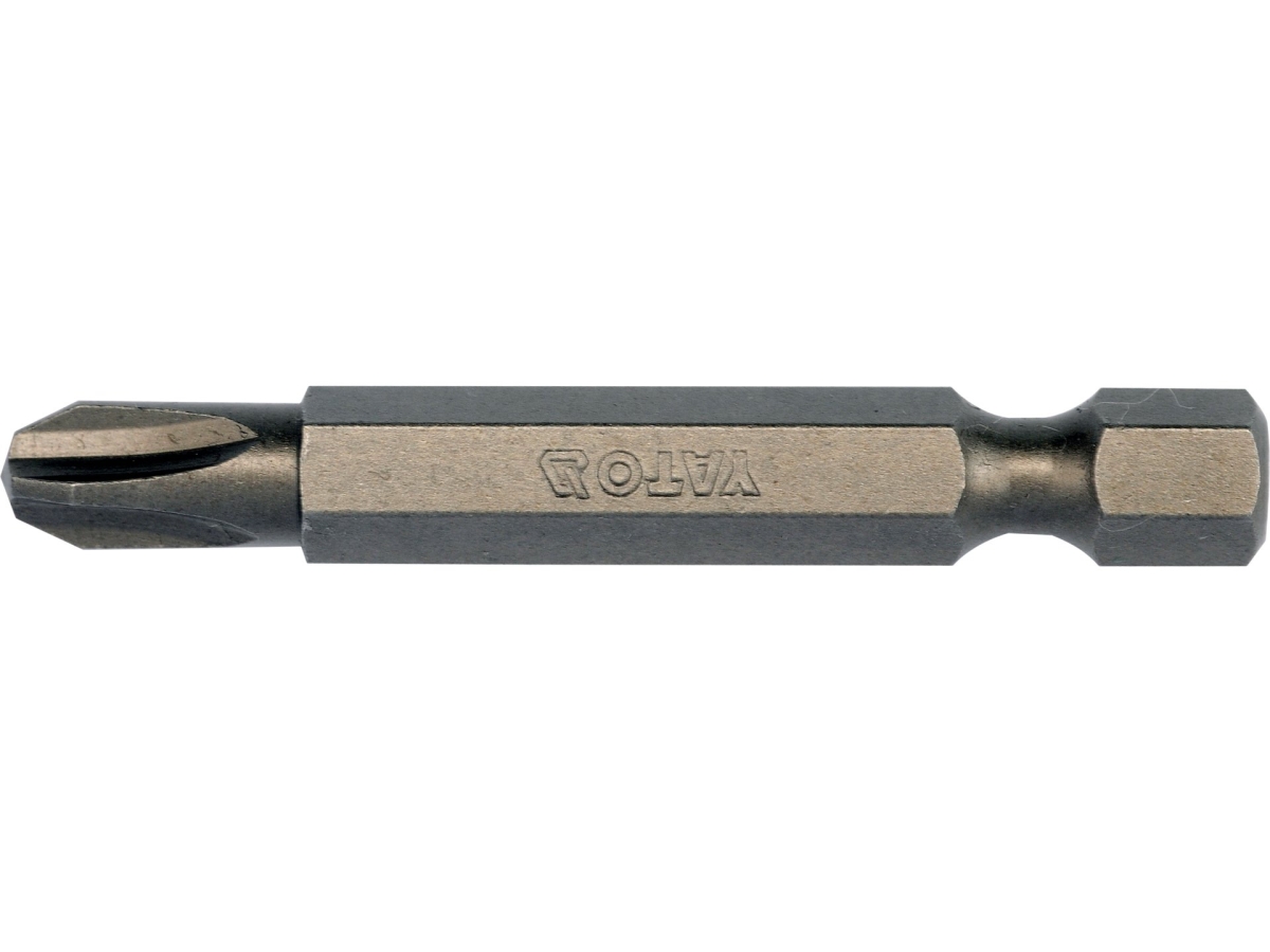 Bit krzyżakowy PH3 do wkrętarki, metalowy, z sześciokątnym chwytem 1/4 cala YATO YT-78153