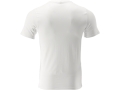 Biały T-shirt roboczy widok z tyłu, gładki materiał bez nadruku YATO YT-78431