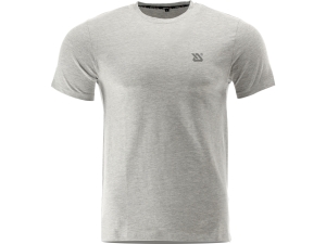 Koszulka T-shirt męski YATO tall przedłużana 200g szary melanż rozmiar M YT-78451