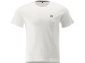 T-shirt męski biały z krótkim rękawem, widok z przodu, mały znak na piersi YATO YT-78479