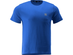 Koszulka T-shirt męski YATO basic bawełniana 180g niebieska rozmiar S YT-78494