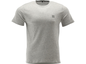 T-shirt męski YATO basic bawełniany 180g szary melange rozmiar L YT-78502