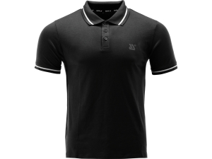 Koszulka polo męska YATO soft bawełniana 200g czarna guziki rozmiar L YT-78602