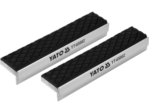 Szczęki do imadła miękkie YATO 125mm wymienne aluminiowe z gumą YT-65002