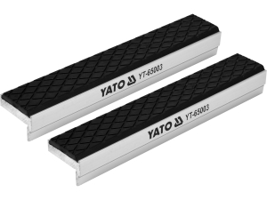 Szczęki wymienne do imadeł YATO 150mm miękkie aluminiowe z gumą magnesy YT-65003