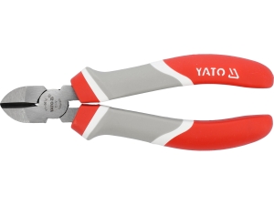 Szczypce tnące boczne YATO 160mm do drutu przewodów stal crv60 YT-6610