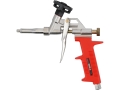 Pistolet do pianki montażowej YATO aluminiowy czerwona rękojeść widok z boku YT-67423