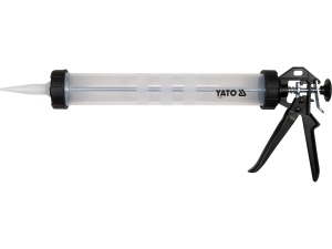 Wyciskacz do mas gęstych YATO rurowy 600ml przeźroczysty aluminiowy YT-67571