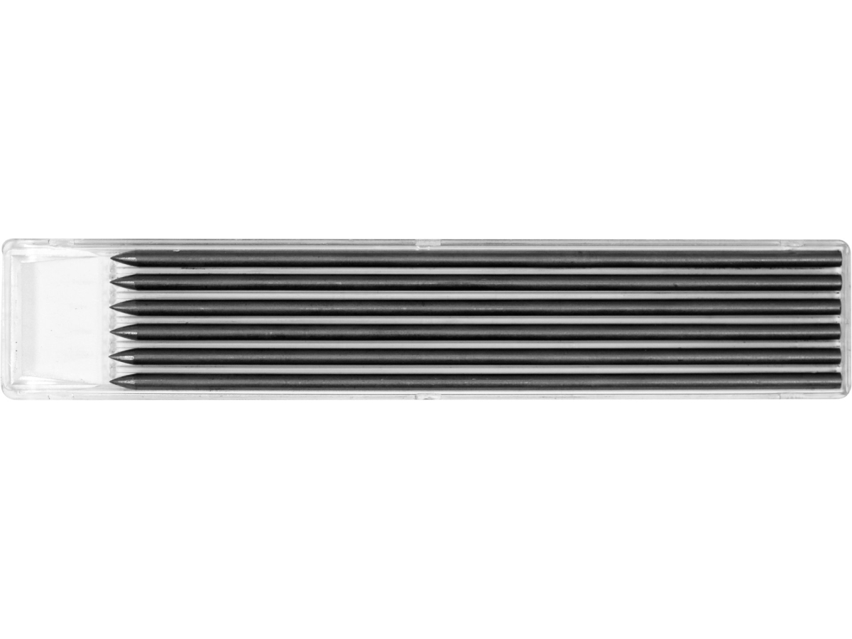 Wkłady do ołówka YATO 2,8 mm HB w przezroczystym pudełku z 6 rysikami YT-69291