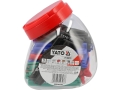 Zestaw 72 markerów technicznych w pojemniku z etykietą z numerem YT-69311 YATO